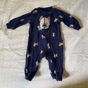 Newborn Carter footie jammies